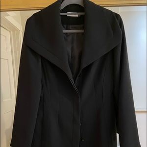 Vintage Black Calvin Klein Long Jacket